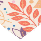 Kleurrijke bladeren Modern Foliage Patroon Tafelkleed (Gekanteld)
