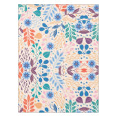 Kleurrijke bladeren Modern Foliage Patroon Tafelkleed (Voorkant)