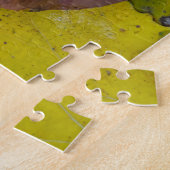 Kleurrijke bladeren na regen legpuzzel (Zijkant)