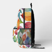 Kleurrijke bladeren Natuur Art Design Bedrukte Rugzak (Rechts)