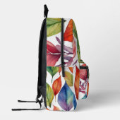 Kleurrijke bladeren Natuur Art Design Bedrukte Rugzak (Links)
