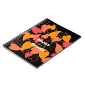 Kleurrijke bladeren notitieboek (Linkerzijde)