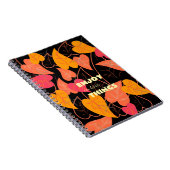 Kleurrijke bladeren notitieboek (Rechterzijde)