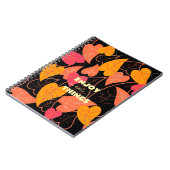 Kleurrijke bladeren notitieboek (Linkerzijde)