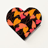 Kleurrijke bladeren notitieboek (Achterkant)