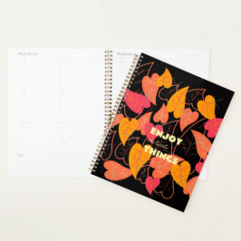 Kleurrijke bladeren planner