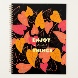 Kleurrijke bladeren planner