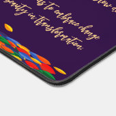 Kleurrijke bladeren regenboogboom herfst Inspirere Bureaumat (Hoek)