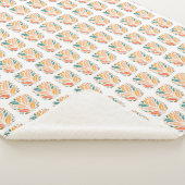 Kleurrijke bladeren sherpa deken (3/4)