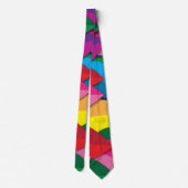 Kleurrijke bladeren Stropdas (Achterkant)