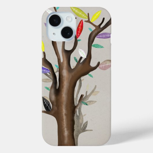 Kleurrijke bladeren tak Ruth Fitta  Case-Mate iPhone Case (Achterkant)