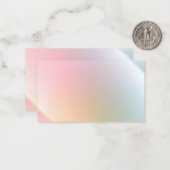 Kleurrijke blanco Sjabloon elegant modern minimali (Voorkant / Achterkant in situ)