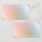 Kleurrijke blanco Sjabloon elegant modern minimali (Voorkant / Achterkant)