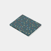 Kleurrijke Blauw Rood Groen Geel Bruin Pinwheels Post-it® Notes (Schuin)