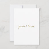 Kleurrijke Blauw Sinaasappel Goud bruiloft RSVP Ka (Achterkant)