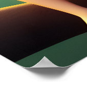 Kleurrijke Blauwe Feeënkind Muurposter Poster (Hoek)