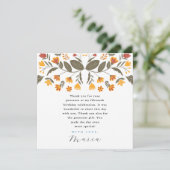 Kleurrijke Blauwe Fiesta 15e Verjaardag Dank u Kaart (Staand voorkant)