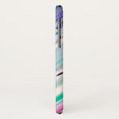 kleurrijke blauwe framboos abstracte telefoonhoes Case-Mate iPhone case (Achterkant/links)