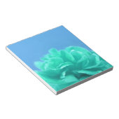 Kleurrijke blauwe groene Floral Notitieblok (Schuin)