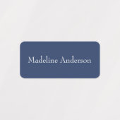 Kleurrijke Blauwe Kinderen Naam Labels voor Kledin (Design 1)