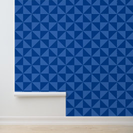 Kleurrijke Blauwe Moderne Geometrische BEWERKBARE  Behang