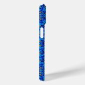 Kleurrijke blauwe ornament abstract Case-Mate iPhone case (Achterkant / Rechts)