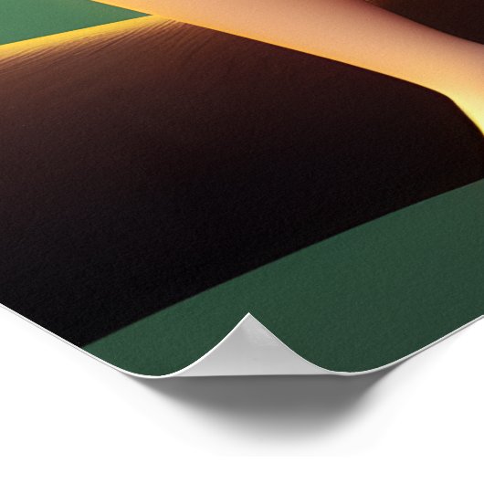 Kleurrijke Blauwe Pixie Elf Kindermuurposter Poster (Hoek)