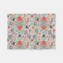 Kleurrijke blauwe rode bloem