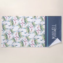 Kleurrijke Blauwe Strandkrab