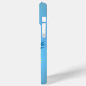 Kleurrijke, blauwe tropische ara Case-Mate iPhone case (Achterkant / Links)