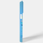 Kleurrijke, blauwe tropische ara Case-Mate iPhone case (Achterkant / Rechts)
