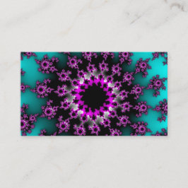 Kleurrijke Blauwgroen en zwarte ogen Visitekaartje