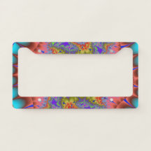 Kleurrijke Blauwgroen, Roze en Groene Fractal