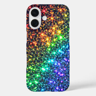 Kleurrijke bling iPhone 16 hoesje