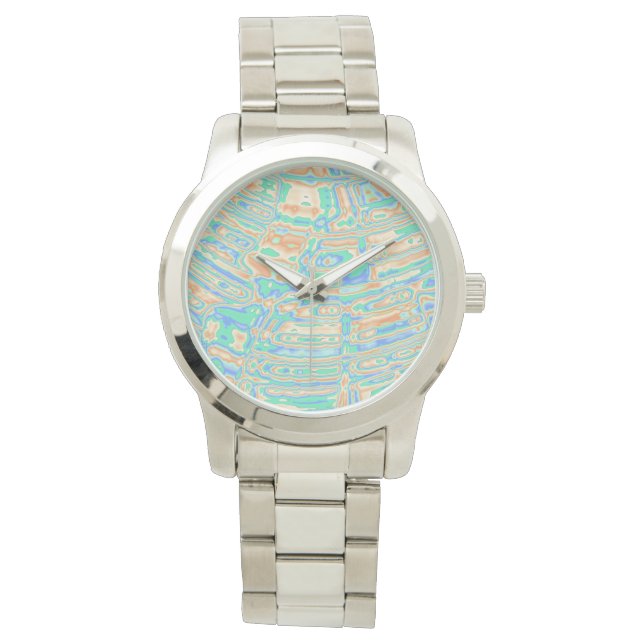 Kleurrijke blobs   horloge (Voorkant)