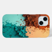 Kleurrijke Block iPhone hoes (Achterkant (horizontaal))