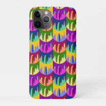 Kleurrijke bloederige ogen pop kunst oerwoud