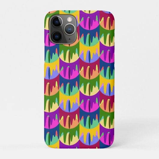 Kleurrijke bloederige ogen pop kunst oerwoud Case-Mate iPhone case (Achterkant)
