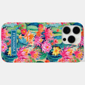 Kleurrijke Bloeiende Cactussen Gepersonaliseerd Case-Mate iPhone Case (Achterkant (horizontaal))