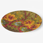 Kleurrijke bloeiende Nasturtiums Bessen Partyware Papieren Bordje (Gekanteld)