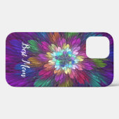 Kleurrijke Bloem Abstracte Fractale Kunst Beste Ma Case-Mate iPhone Case (Achterkant (horizontaal))