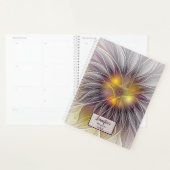 Kleurrijke Bloem, Abstracte Fractale Naam Planner (Display)