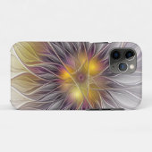 Kleurrijke Bloem, Abstracte Moderne Fractal Case-Mate iPhone Case (Achterkant (horizontaal))