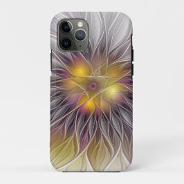 Kleurrijke Bloem, Abstracte Moderne Fractal Case-Mate iPhone Case