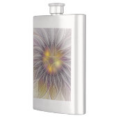 Kleurrijke Bloem, Abstracte Moderne Fractal Flacon (Links)