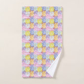 Kleurrijke Bloem Bad Handdoek (Handdoek)