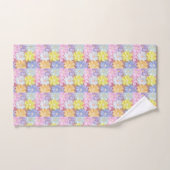 Kleurrijke Bloem Bad Handdoek (Handdoek)