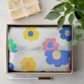 Kleurrijke Bloem Boho Chic Tissuepapier (Geschenk)