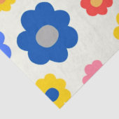 Kleurrijke Bloem Boho Chic Tissuepapier (Detail)