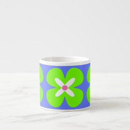 kleurrijke bloem CaféOlé 6oz. espressiekop Espresso Kop